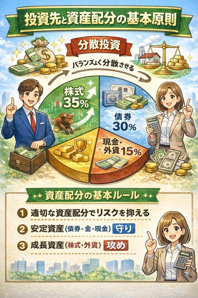 投資先と資産配分の基本原則